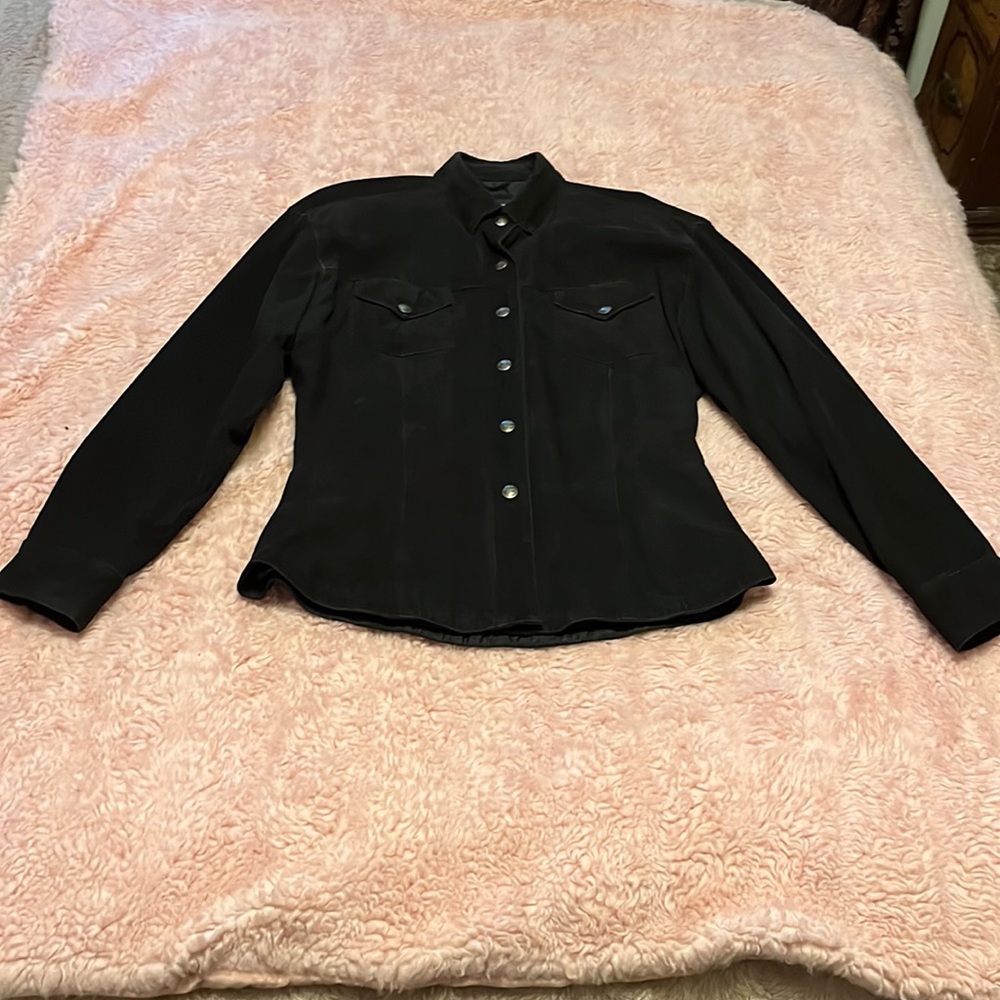 Vintage Easyriders ladies fitted suede jacket